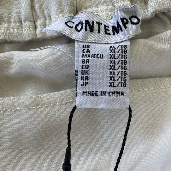 Contempo | Skirt white/ Cream NWT - Picture 2 of 9